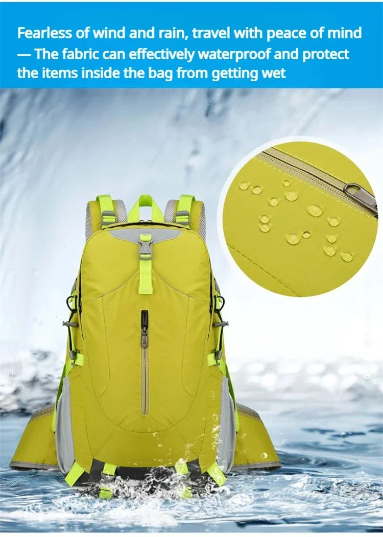 Backpacks 40 Liter Outdoor Hiking Backpack Waterproof Men's and Women's Lightweight Backpack Large Capacity Travel Mochila Bolsa