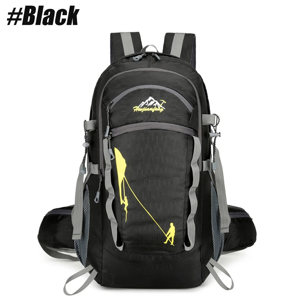 Hiking Backpack 40L, Lightweight Travel Backpack Camping Essentials Bag Outdoor Sport Daypack Trekking Hunting Adventure Gear