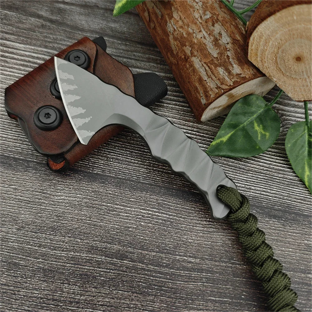 Mini Axe Outdoor Fixed Blade D2 Blade and Handle High Hardness Hunting Self Defense EDC Tactical Rescue Tool with Original Box