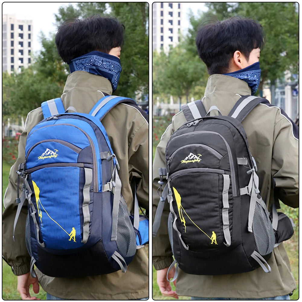 Hiking Backpack 40L, Lightweight Travel Backpack Camping Essentials Bag Outdoor Sport Daypack Trekking Hunting Adventure Gear