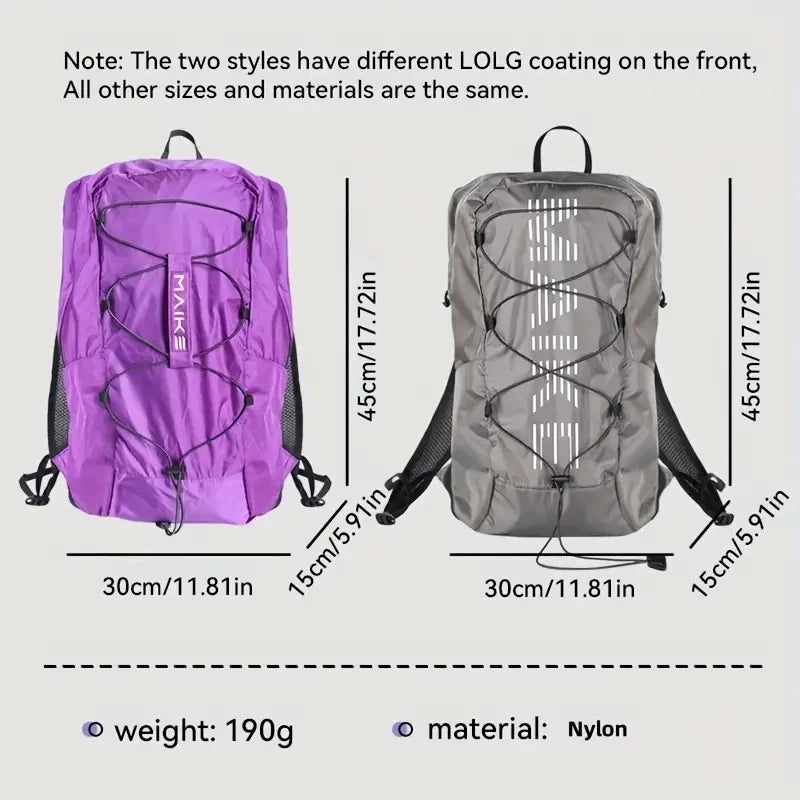 Maike Hiking Backpack Outdoor Sport Travel Bag Camping Mountaineering Travel for Women Men Small Hiking Backpack Shoulder Bag