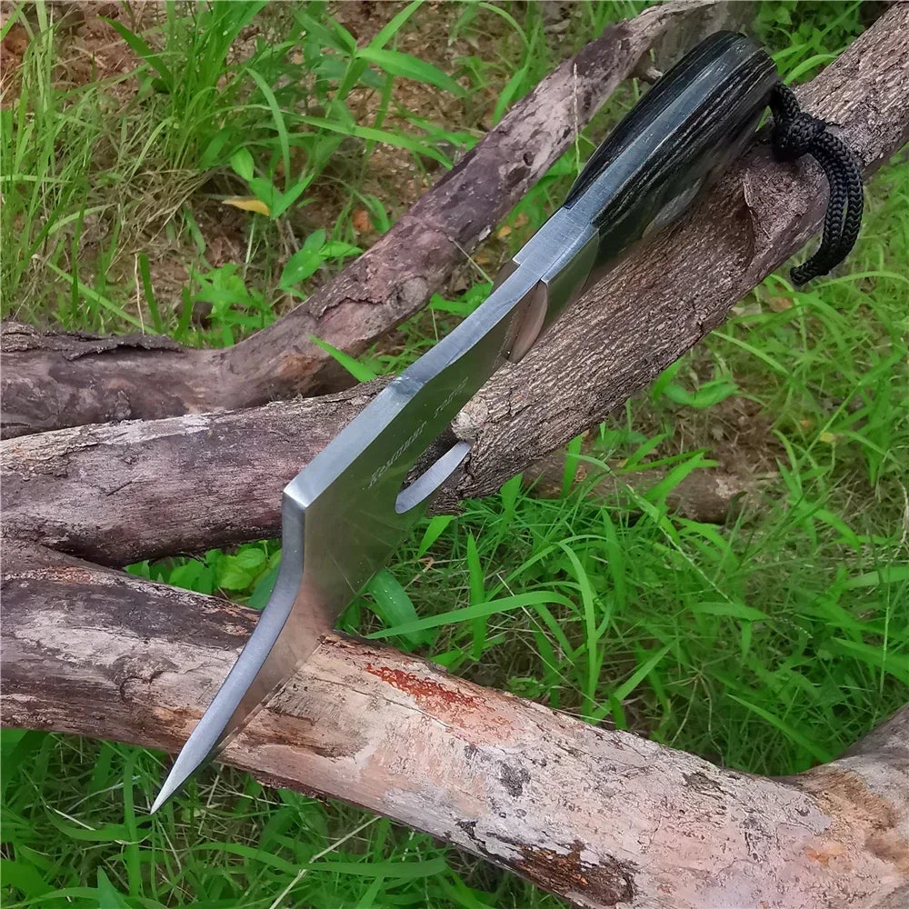 High Hardness Battle Axe: Outdoor Jungle Camping Bone Cutter, Fire Axe, and Life-saving Tool - Sharp, and Reliable for Survival