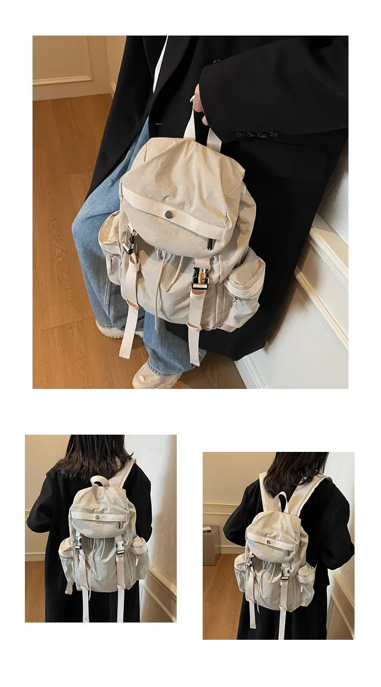 2025 Outdoor Hiking Backpack Large Capacity Waterproof Durable Rucksack for Students Travel Fitness Gym