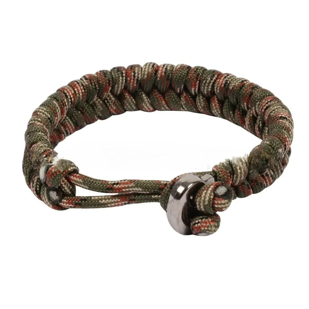 Adjustable Survival Emergency Bracelet 550 Paracord Cord Bracelet Weaving Cord for Camping Hiking Outdoor Accessories