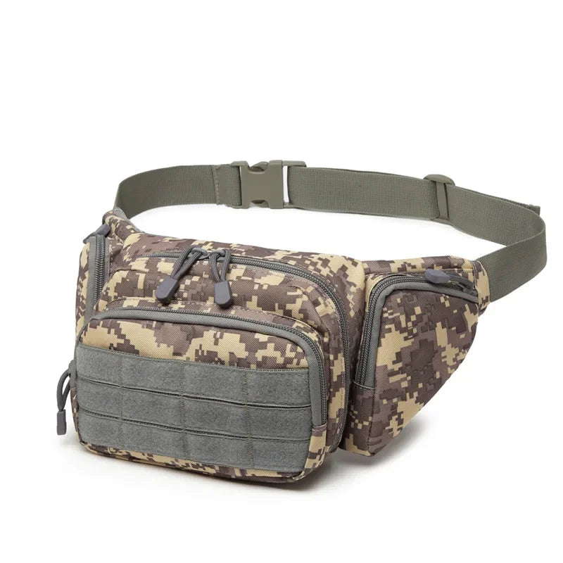 Outdoor Hiking Waist Bag Running Sports Functional Bag Cycling Bag Bum Bag Multi-functional Tool Shoulder Tactical Waist Pack