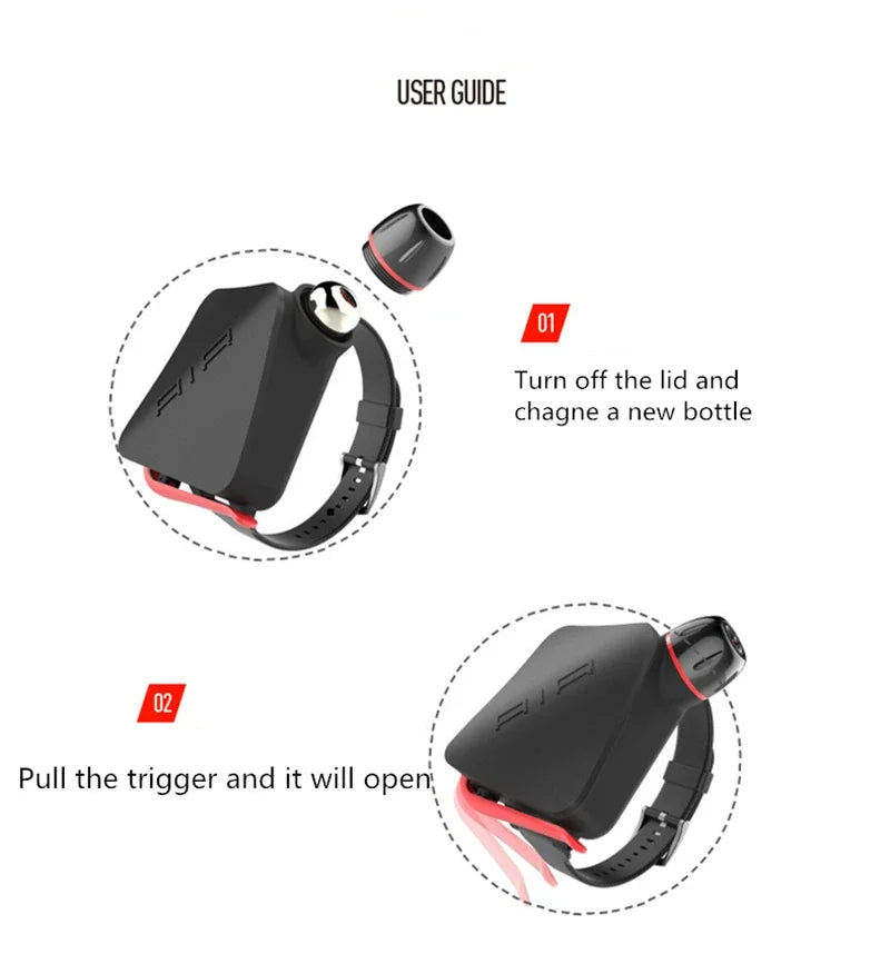 Anti-Drowning Bracelet TPU Lifesaving Wristband Swimming Diving Airbag Floating Kit Device Water Safety Bracelet