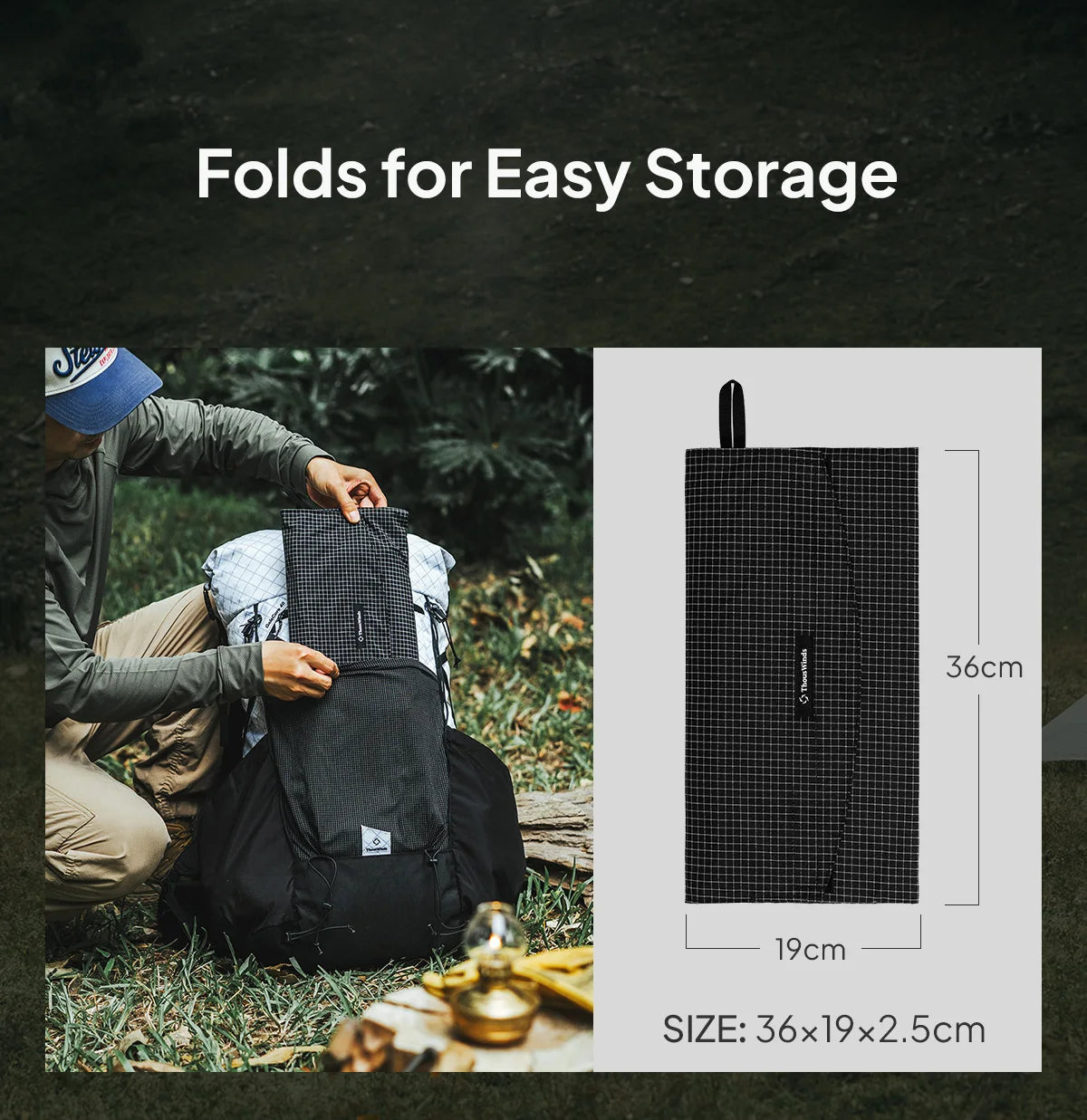 ThousWinds Hanablaze Ultralight Outdoor Foldable Stove Camping Quick-install Wood Stove Fire Pit for Trekking Heating Cooking