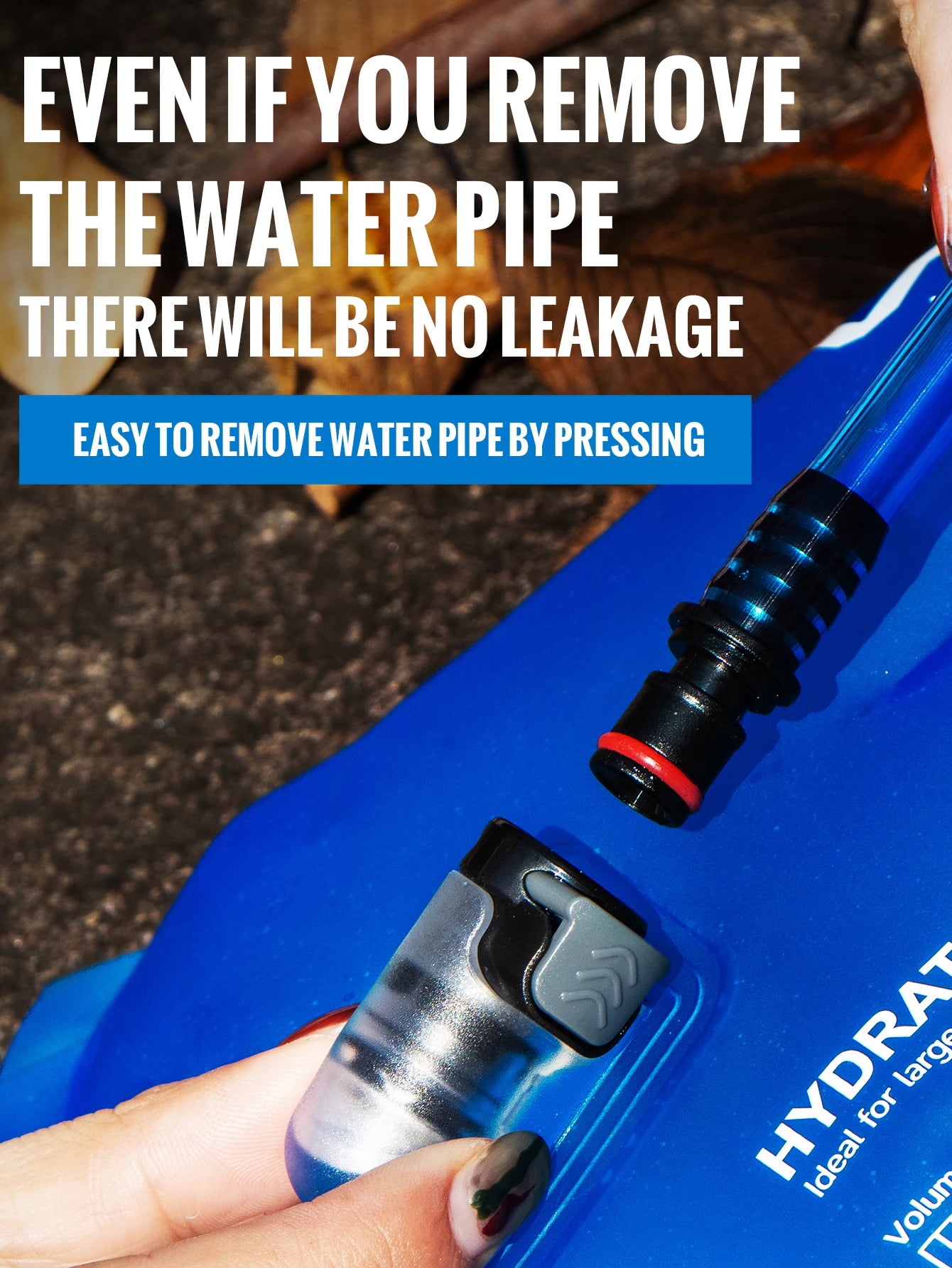 WRELS Sports Water Bladder Hydration Pack Storage Bag BPA Free Portable Food Grade Outdoor Drinking Camping Water Bag