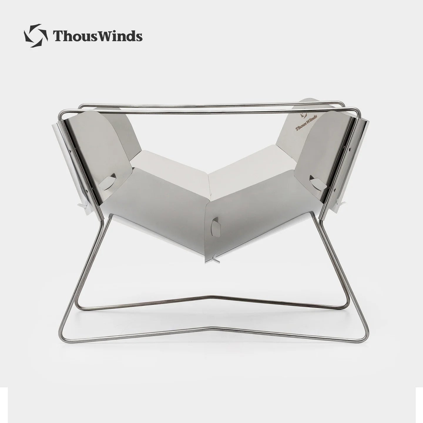 ThousWinds Hanablaze Ultralight Outdoor Foldable Stove Camping Quick-install Wood Stove Fire Pit for Trekking Heating Cooking