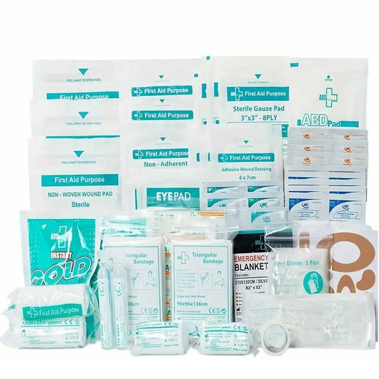 174 Piece First Aid Kit Refill Kit, Emergency Backup, Professional Medical Supplies for Outdoor Camping, Hiking and Emergencies