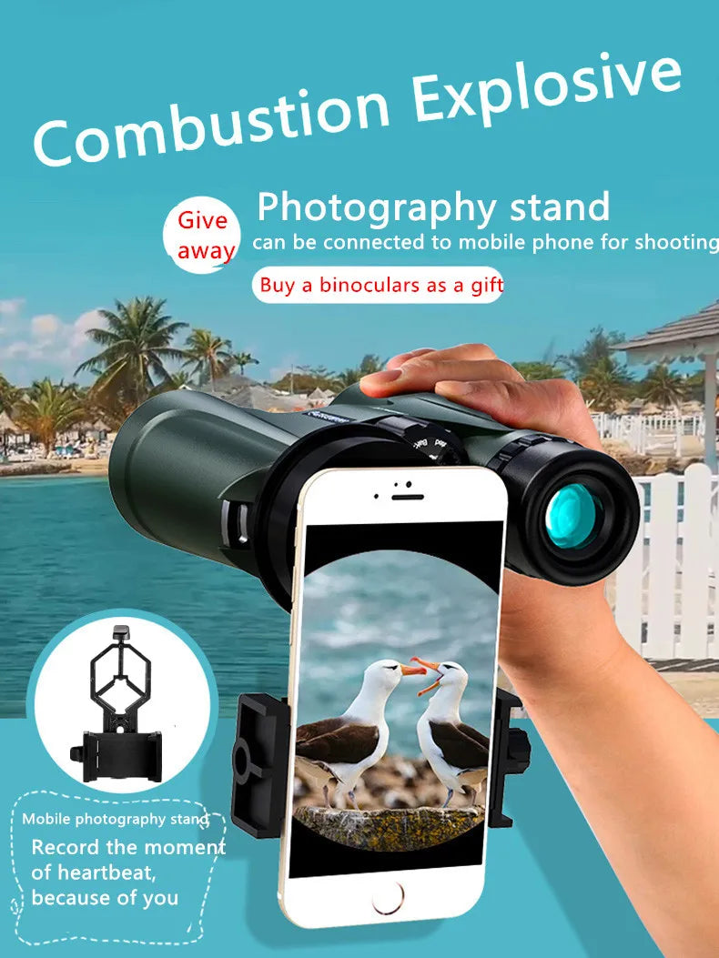 Celestron Outland X 8x42 10X42 Green Binoculars Waterproof & Fogproof Binoculars for Adults Multi-Coated Optics and BaK-4 Prisms