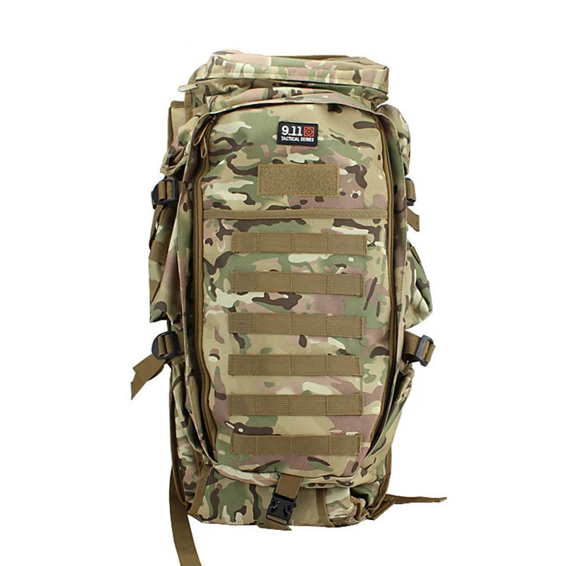 911 Tactical Military Rifle Backpack Nylon Molle Waterprooof Multifunction Outdoor Sports Rucksack Hunting Training Hiking Bag