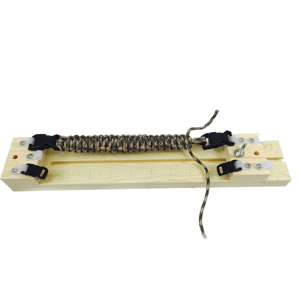 Paracord jig 2mm 3mm 4mm 550 Rope DIY Bracelet Winder Outdoor Survival Paracord Bracelet Weaving Tools Bracelet Wooden Braider