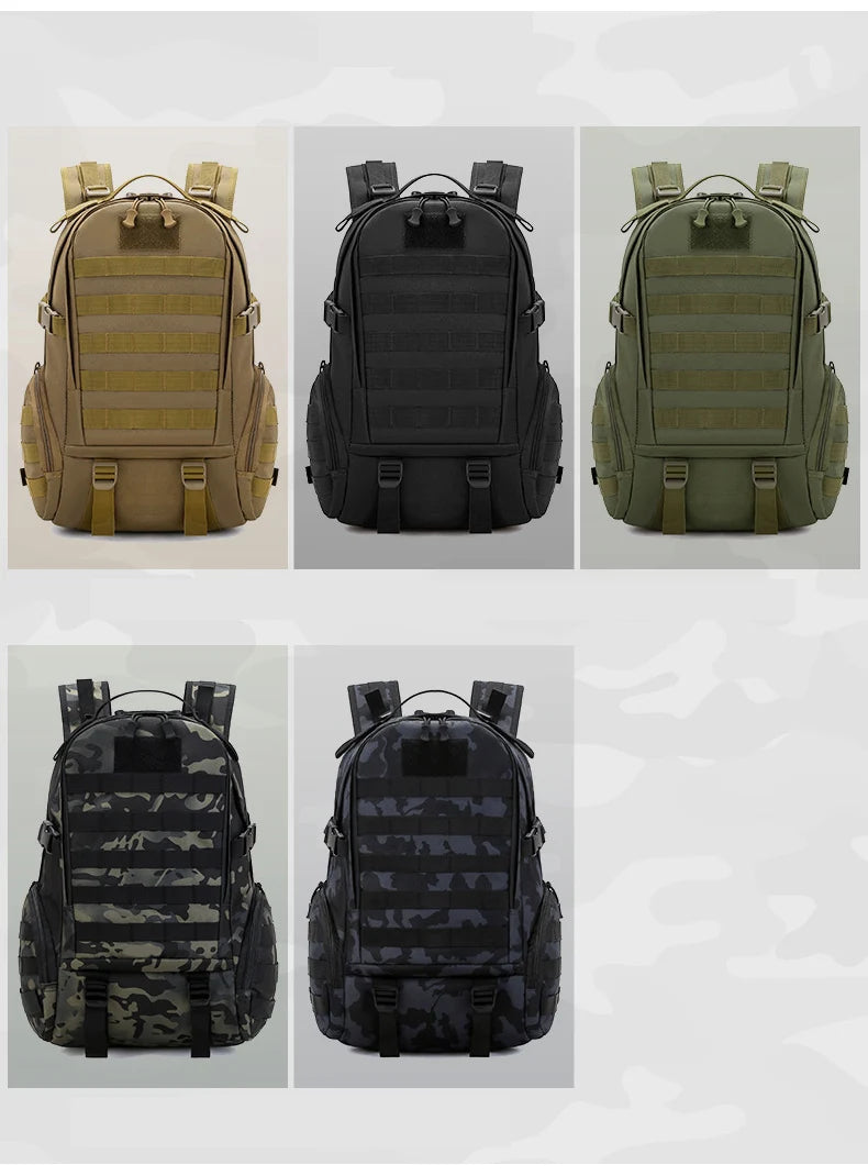 Large Capacity Climbing Backpack Camouflage Tactical Bag Outdoor Sport Hiking Travel Camping Bag Trip Camping Backpack X450A