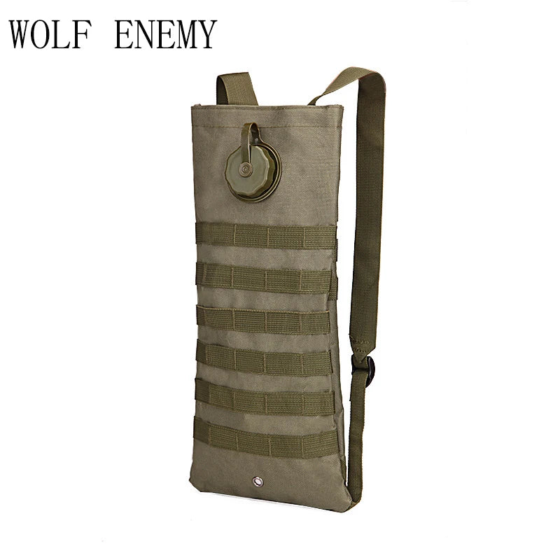 Molle 2.5L Hydration Water Reservoir Pouch Backpack Water Bag Outdoor Sport Hiking Hunting Airsoft Tactical Bike Hunting Bag