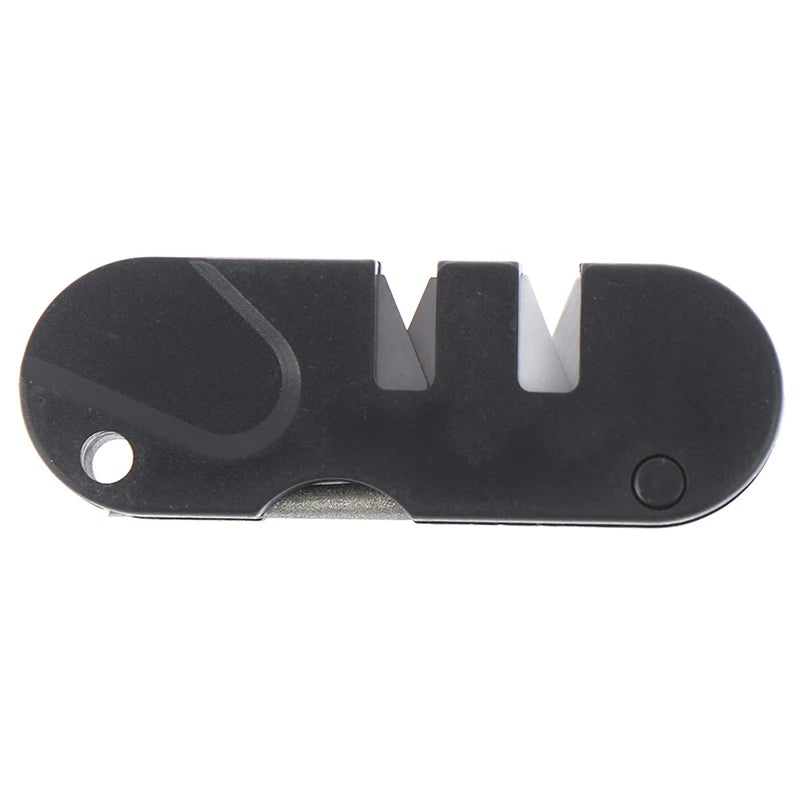 Portable Tungsten Ceramic Carbide Knife Whetstone Sharpener Sharpen Fish Hook Pocket Tool Camp Hike Outdoor