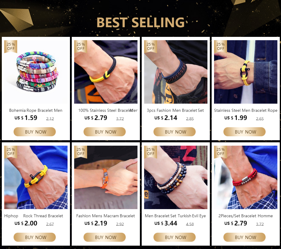 Noter Men Paracord Bracelet Sliding And Adjustable Nautical Braslet Homme Simple Style Wrap Braclet Accesorios Hombre Pulseria