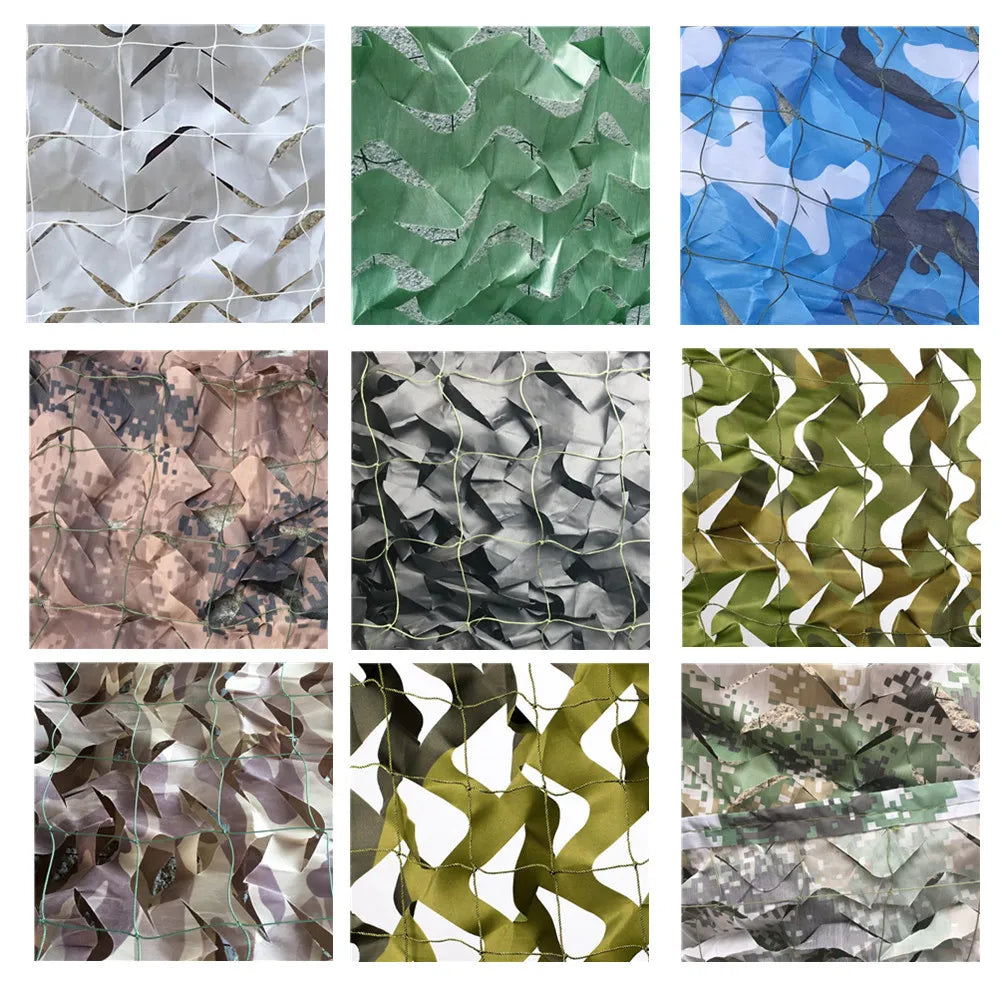 Welead 1.5m White Reinforced Camouflage Net Army Garden Decoration Fence Shade Hiding Mesh Outdoor 2m 3m 4m 5m 6m 7m 8m
