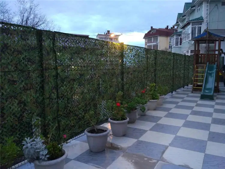 Welead 1.5m White Reinforced Camouflage Net Army Garden Decoration Fence Shade Hiding Mesh Outdoor 2m 3m 4m 5m 6m 7m 8m