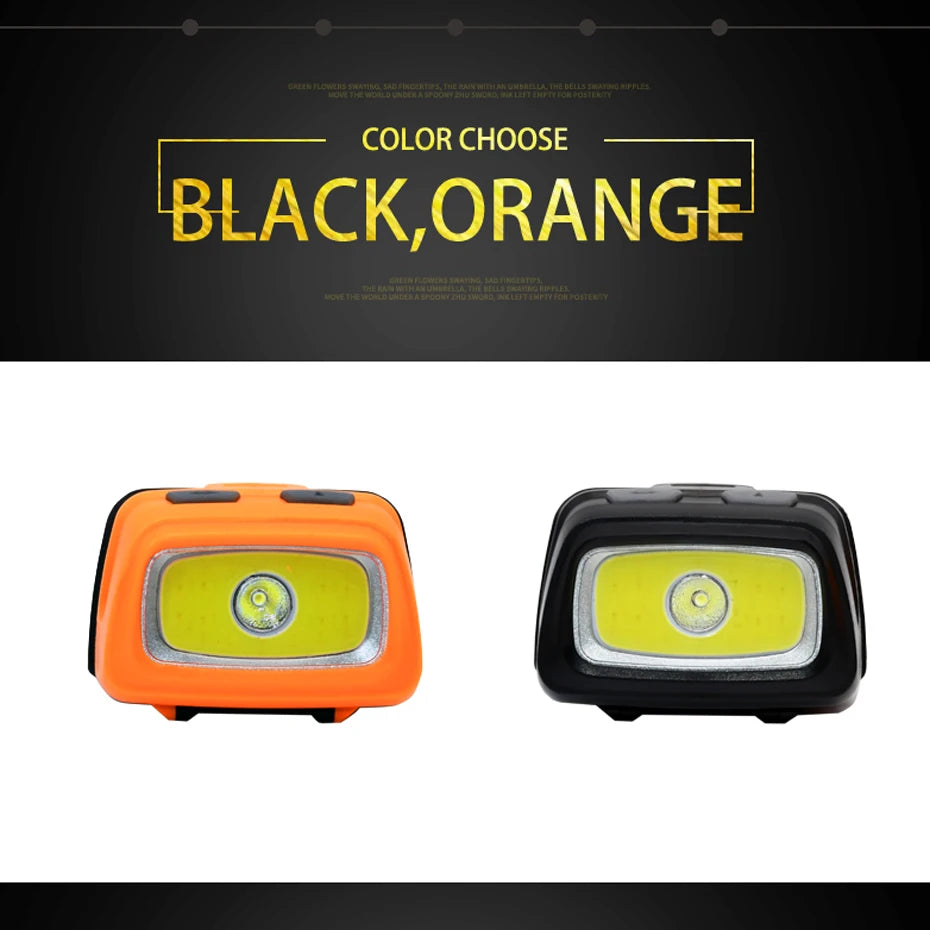 SOLOLANDOR Mini Headlamp 200LM LED Waterproof IPX4 AAA Headlight Red Green 6 Modes Strobe Head Lamp Light Flash Light Torch