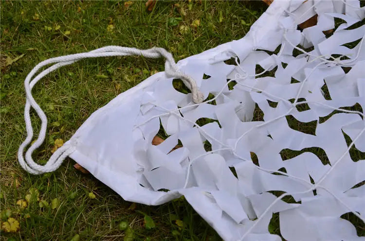 Welead 1.5m White Reinforced Camouflage Net Army Garden Decoration Fence Shade Hiding Mesh Outdoor 2m 3m 4m 5m 6m 7m 8m