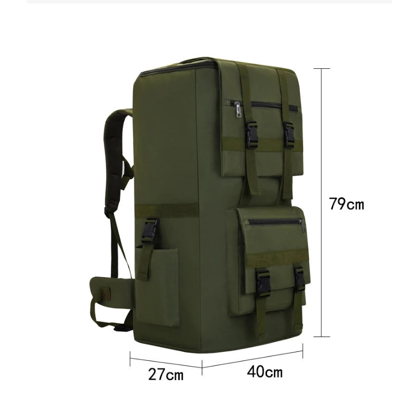 120L Men Hiking Bag Camping Backpack Large Outdoor Climbing Trekking Travel Tactical Bags Luggage Bag Shoulder