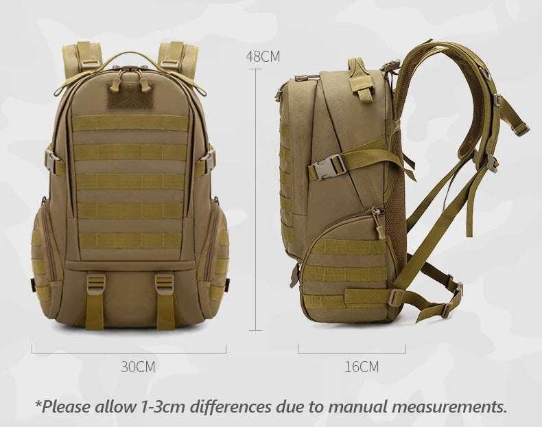 Large Capacity Climbing Backpack Camouflage Tactical Bag Outdoor Sport Hiking Travel Camping Bag Trip Camping Backpack X450A