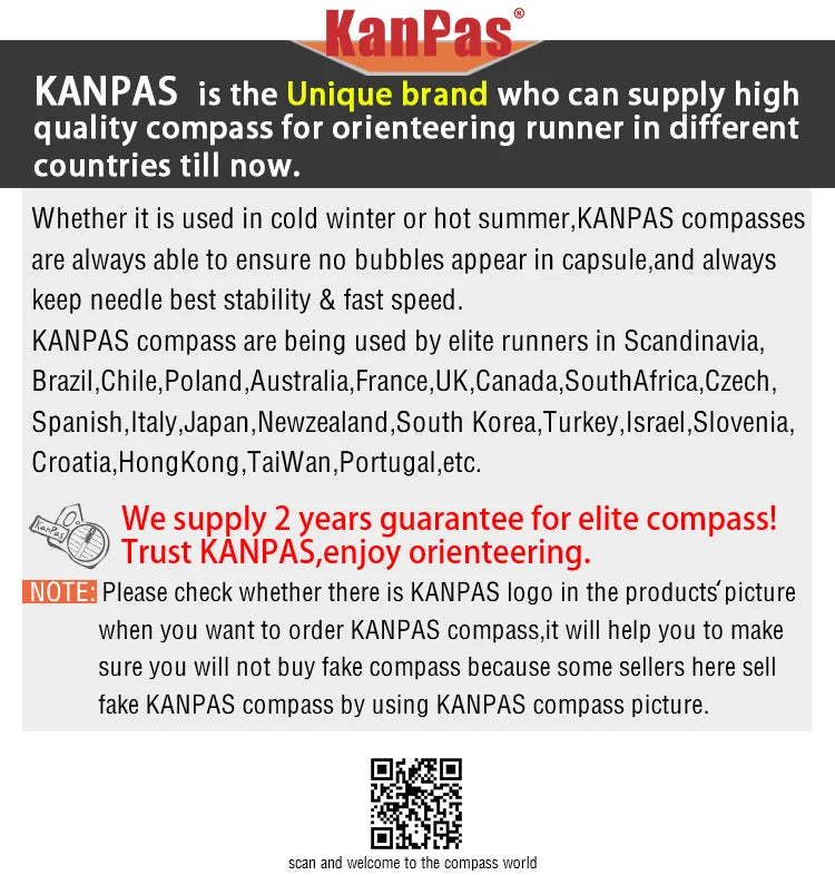 KANPAS  elite competition orienteering  thumb compass with silicon ring,MA-43-FS