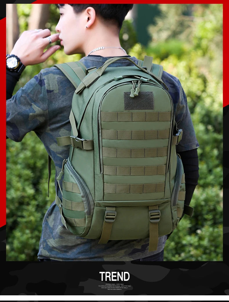 Large Capacity Climbing Backpack Camouflage Tactical Bag Outdoor Sport Hiking Travel Camping Bag Trip Camping Backpack X450A