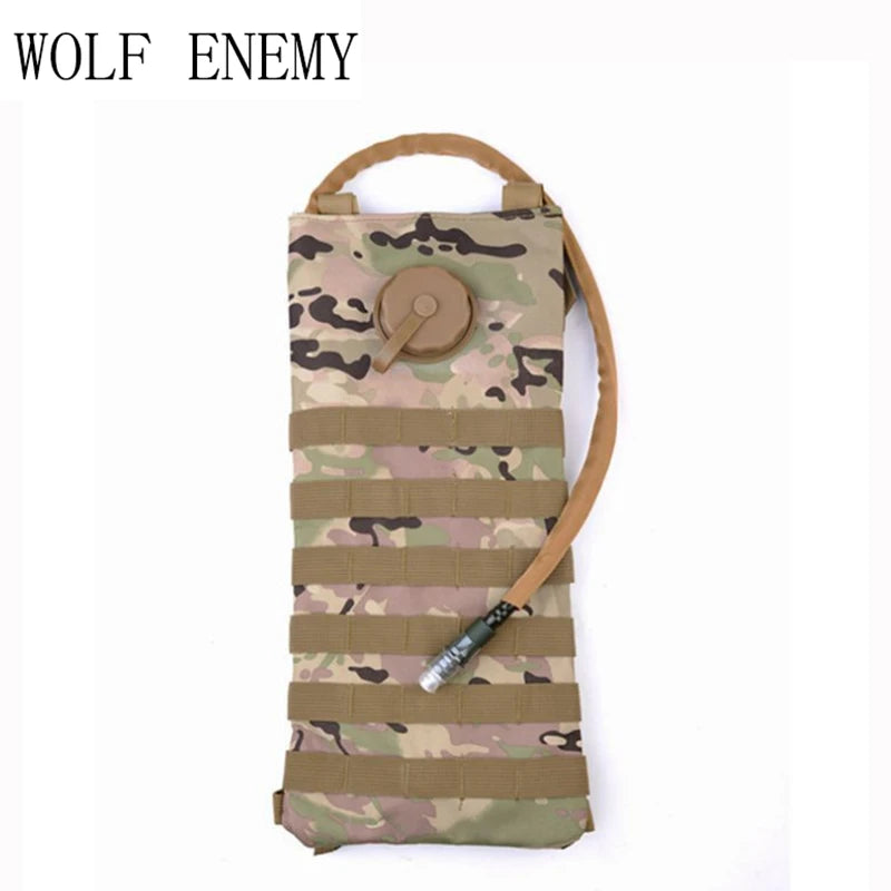 Molle 2.5L Hydration Water Reservoir Pouch Backpack Water Bag Outdoor Sport Hiking Hunting Airsoft Tactical Bike Hunting Bag
