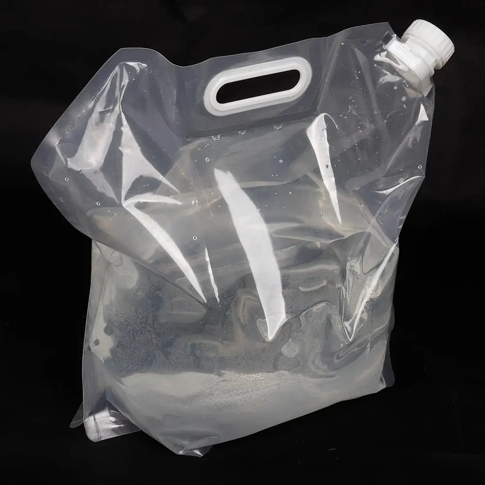 Portable Outdoor Water Bag Foldable Drinking Bag Camp Cooking Picnic BBQ Water Container Bag Carrier Car 10L Water Tank