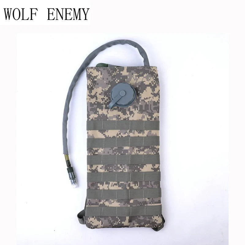 Molle 2.5L Hydration Water Reservoir Pouch Backpack Water Bag Outdoor Sport Hiking Hunting Airsoft Tactical Bike Hunting Bag