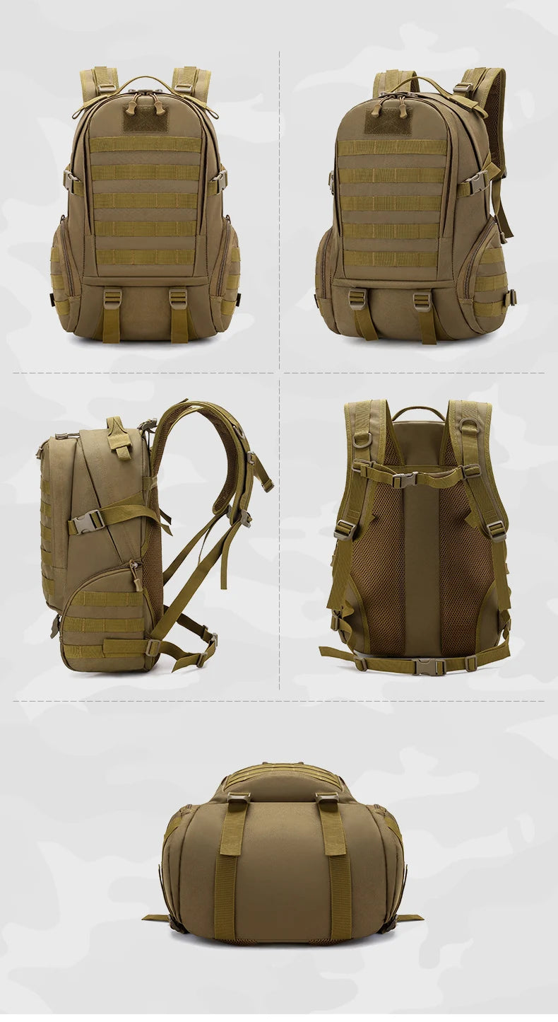 Large Capacity Climbing Backpack Camouflage Tactical Bag Outdoor Sport Hiking Travel Camping Bag Trip Camping Backpack X450A