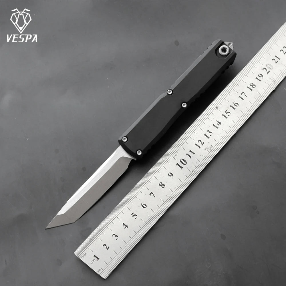 VESPA 0-point rotation M390 blade, 7075-T7 aluminum handle, outdoor EDC tool