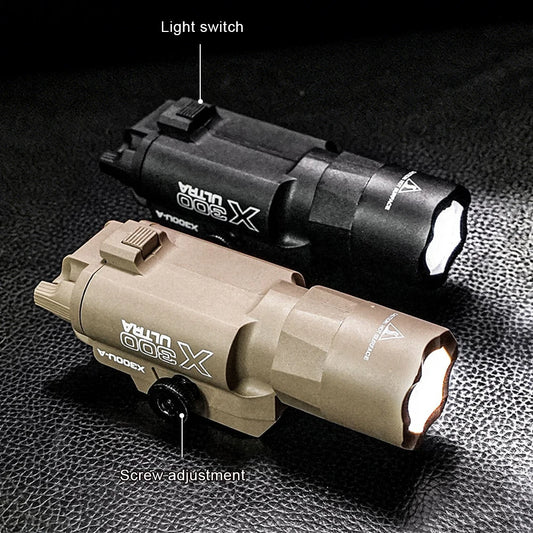 MultiFunctional X300U Scout Light Gun Light Lanterna Rifle Strobe Flashlight Fit 20mm Rail Airsoft Hanging FlashlightHunting