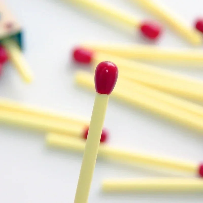 10 PCS/set Funny Match Shaped Ballpoint Pen Creative Matches Rollerball Pens Novelty Pens for Office School Supplies