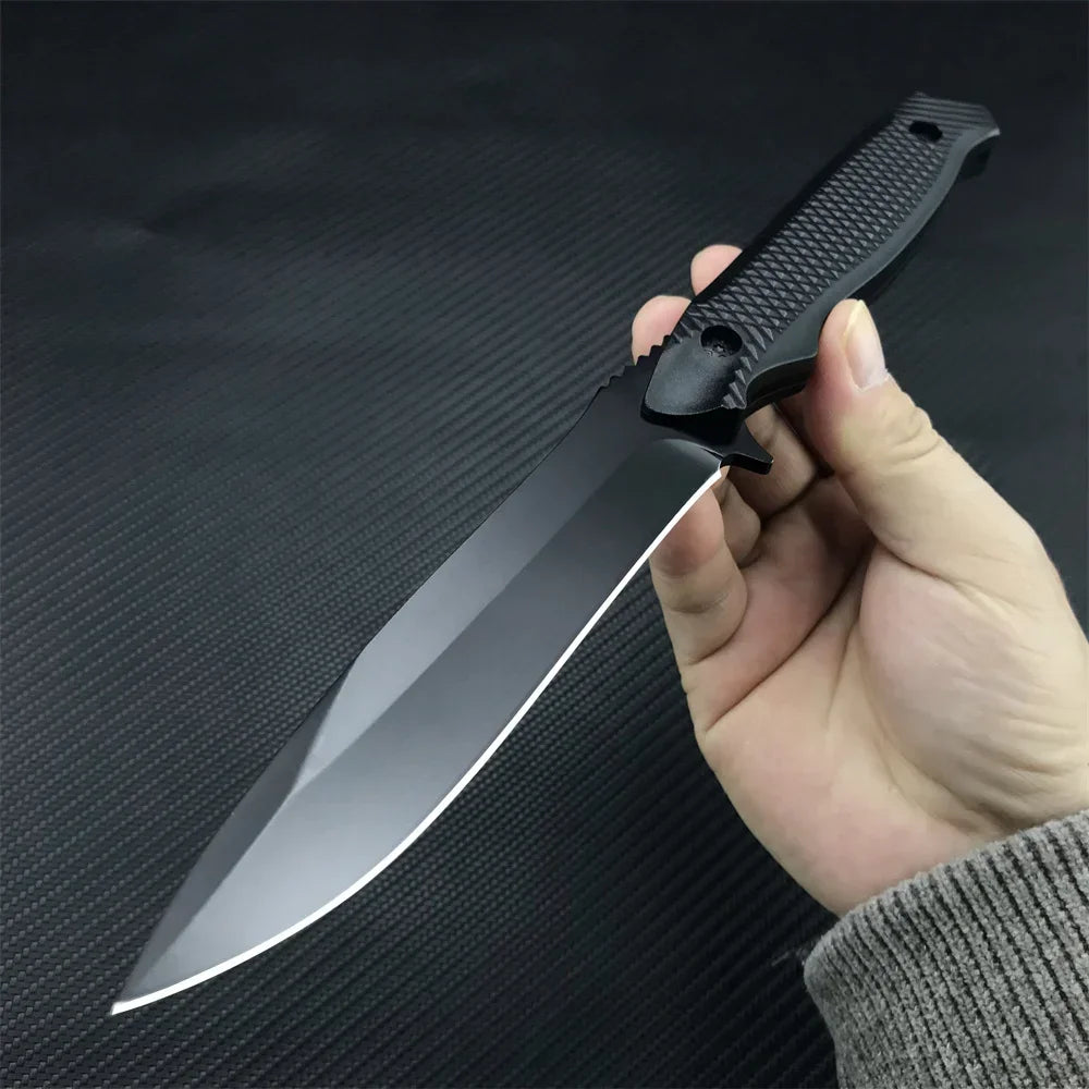 Outdoor Fixed Blade Knife 5Cr13Mov Blade Plastic Handle Military Tactical Self-Defense Edc Knives Jungle Hunting Cutting Tools