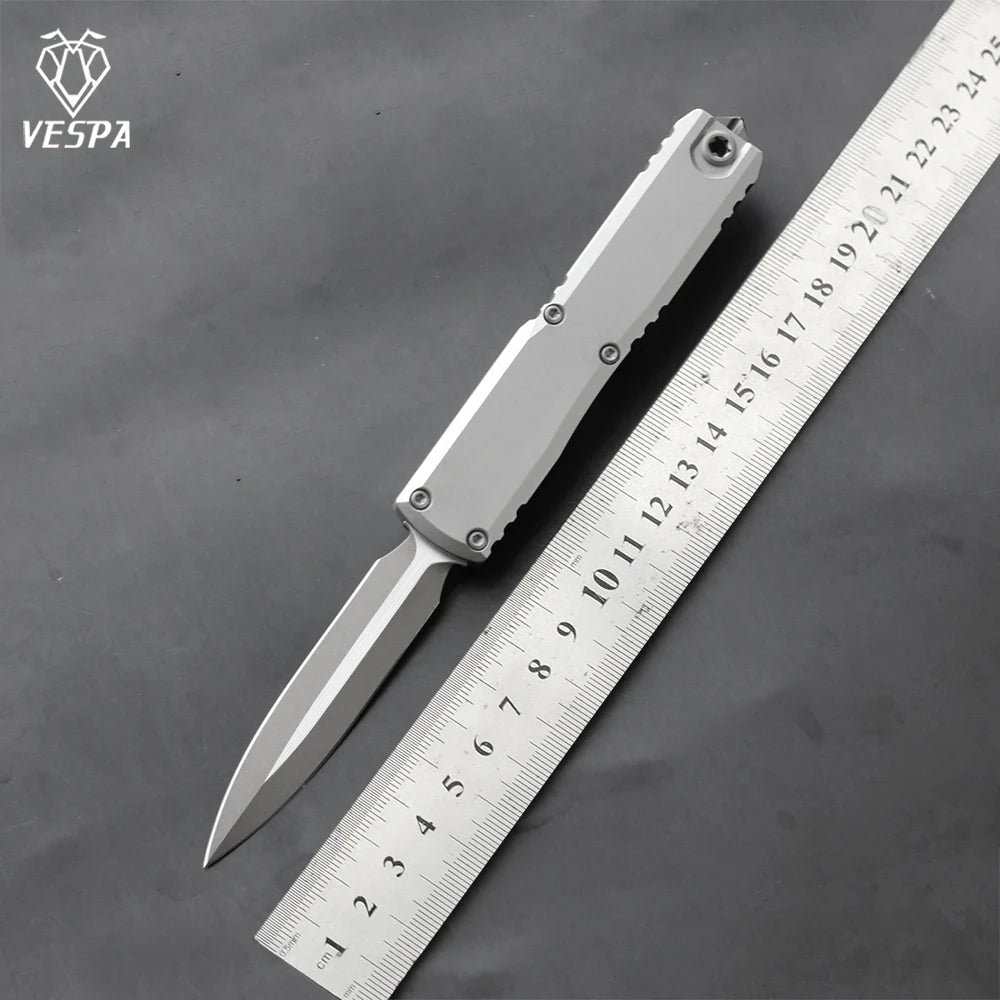 VESPA 0-point rotation M390 blade, 7075-T7 aluminum handle, outdoor EDC tool