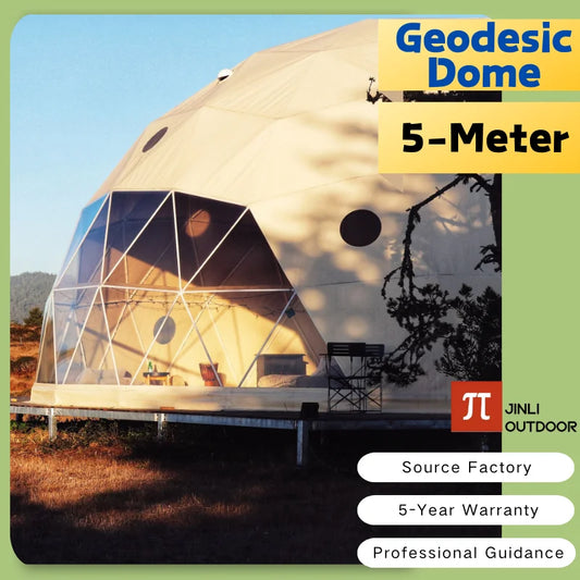 【Free  Global Shipping】 5 Meters Diameter Geodesic Dome Tent 1-2 people Spherical Tent Hotel Resort Outdoor Luxury Glamping Dome