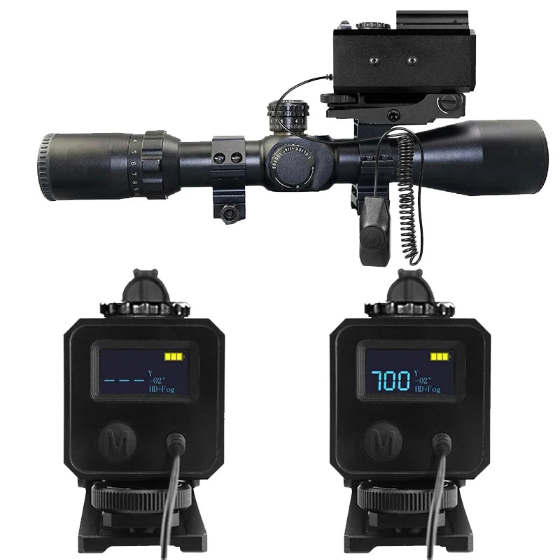 LE-032 Range Finder 1200M IP65 Waterproof Outdoor Realtime Tactical Mini Laser Rangefinder Hunting Scope Mountable For Aim Sight