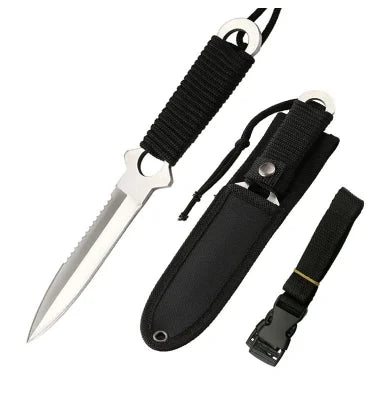 Outdoor High hardness tactical knife, field sharp straight knife, portable pocket knife, non-folding multi-purpose fruit knife
