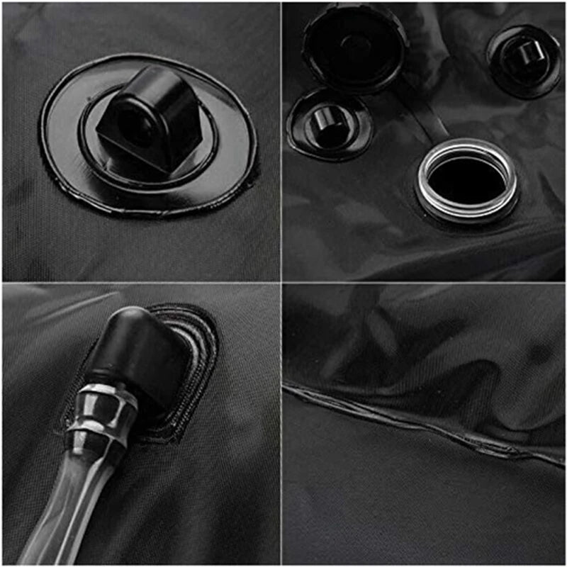 Water Bag 40L Shower Head Solar Power Fast Heating Camping Shower Bag Camping Fishing Hiking Water Storage Bag Bathing Bag