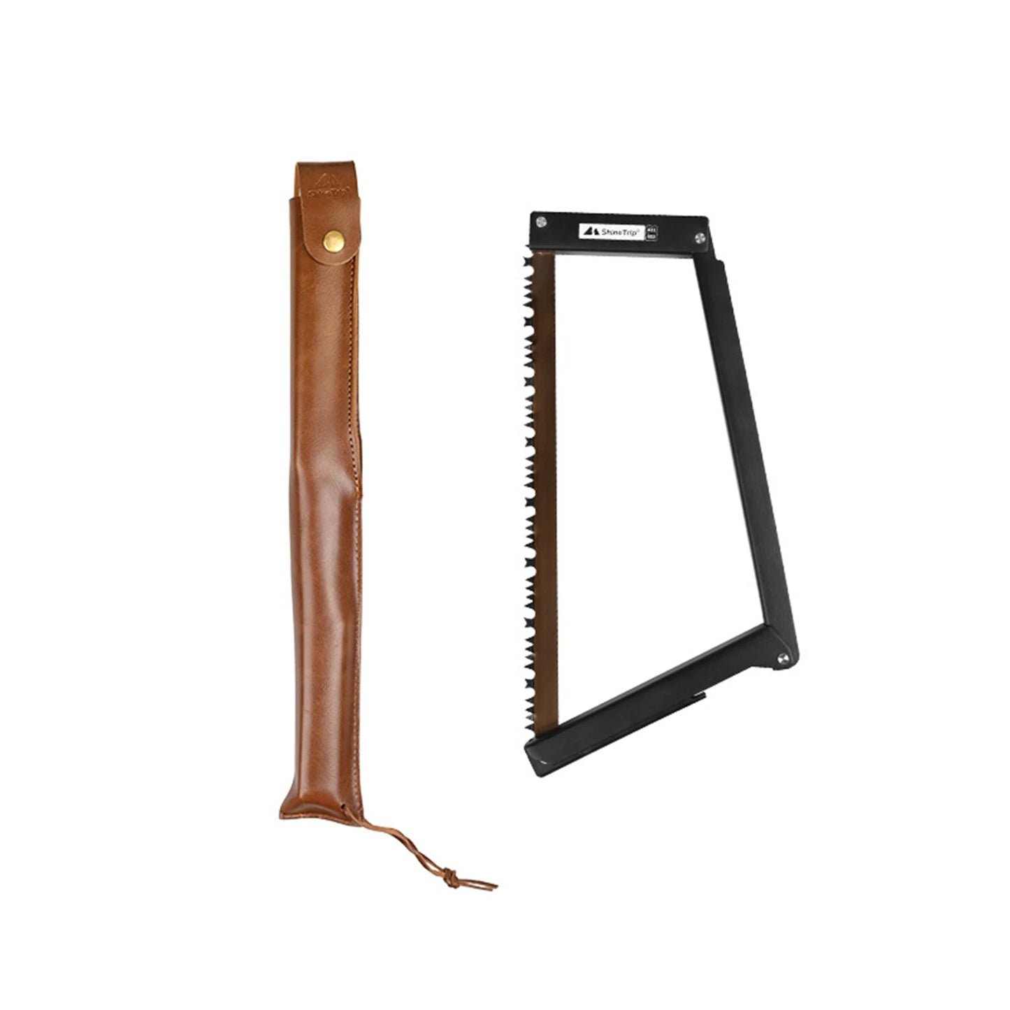 Folding Saw Lightweight Camping Survival Collapsible Bow Saw for Both Dry and Wet Wood Tree Cutting High Manganese Steel Blade