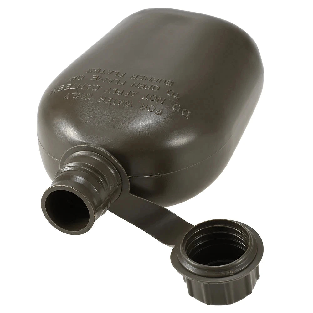 Outdoor Camouflage Military Canteen Bottle Backpacking Survival Water Kettle Camping Hiking Bottle 1L Large-capacity Kettle
