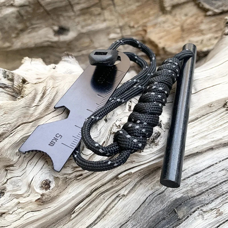 Bear Grylls Survival Fire Starter Magnesium Flint Rod Portable Emergency Firesteel Kit Lighters Smoking for Camping Hiking Tool