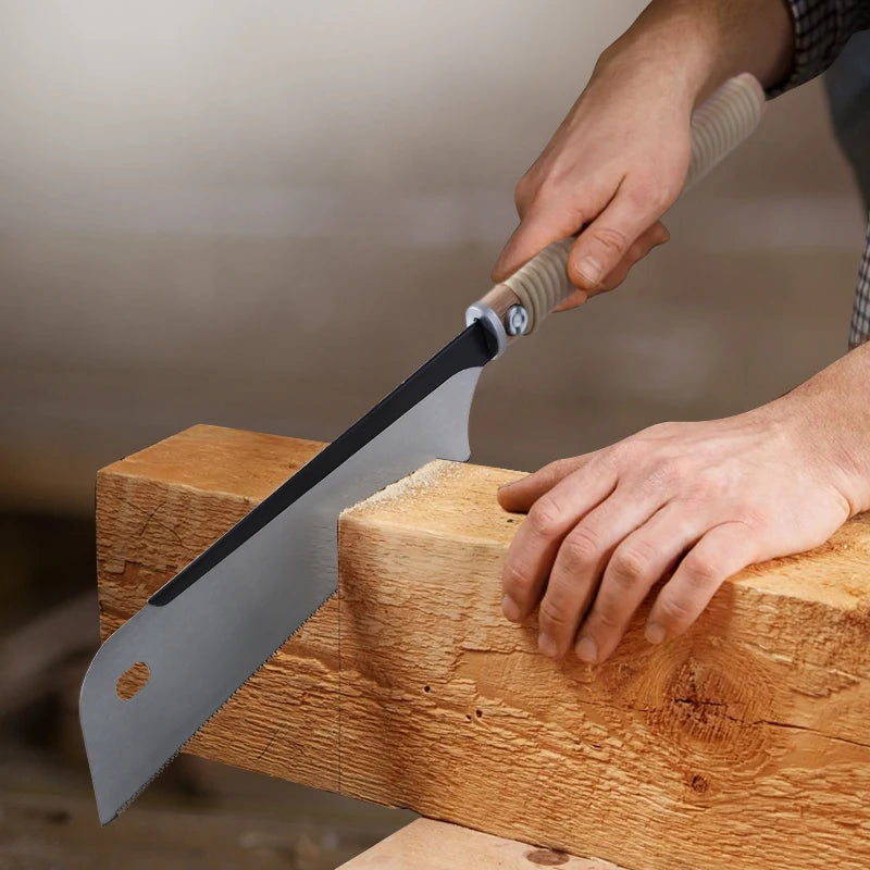 1pc Japanese Hand Saw SK5 Flexible Blade Flush Cut Wood Handle Dovetail Pull Saw for Wet Dry Wood DIY Woodworking Tools