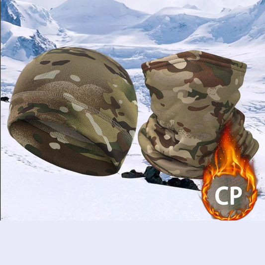 Winter Elastic Hunting Riding Fishing Warm Collapsible Camping Cap Men Outdoor Sports Running Climbing Windproof Camouflage Hat