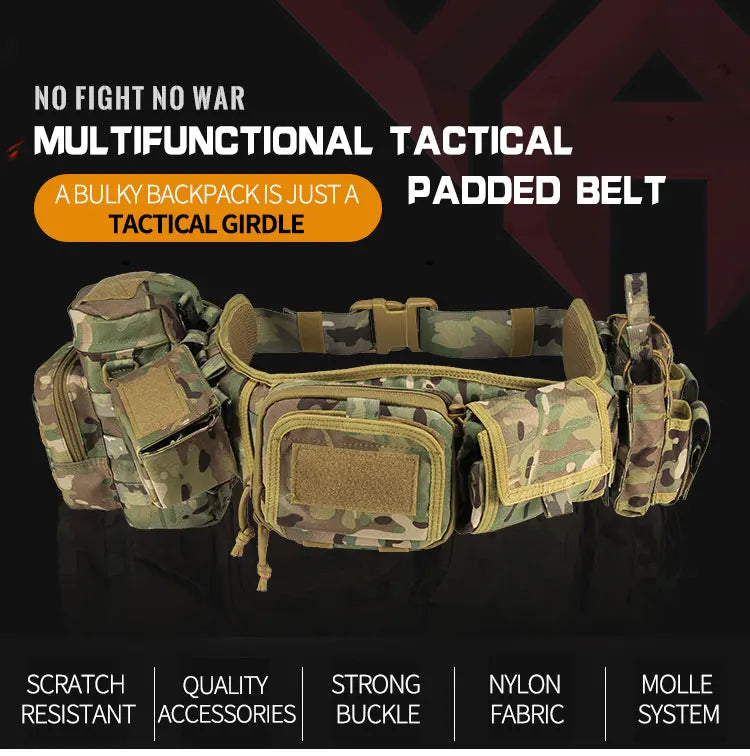 Yakeda Gear User Outdoor Black Hunting Tactics Law Enforcement Duty Security Traffic air gun Belt airsoft equipment Camo