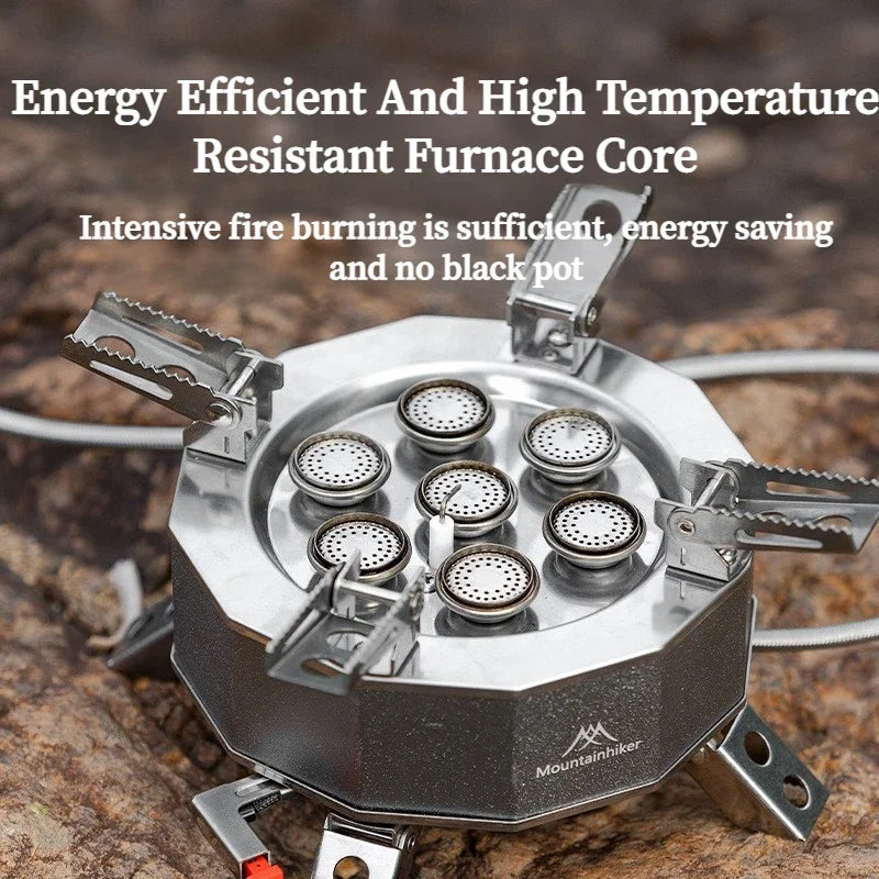 Mountainhiker Burner 15800W 19800W Gas Stove Cookware Portable Furnace Picnic Barbecue Supplies Outdoor Camping Hiking Tourist