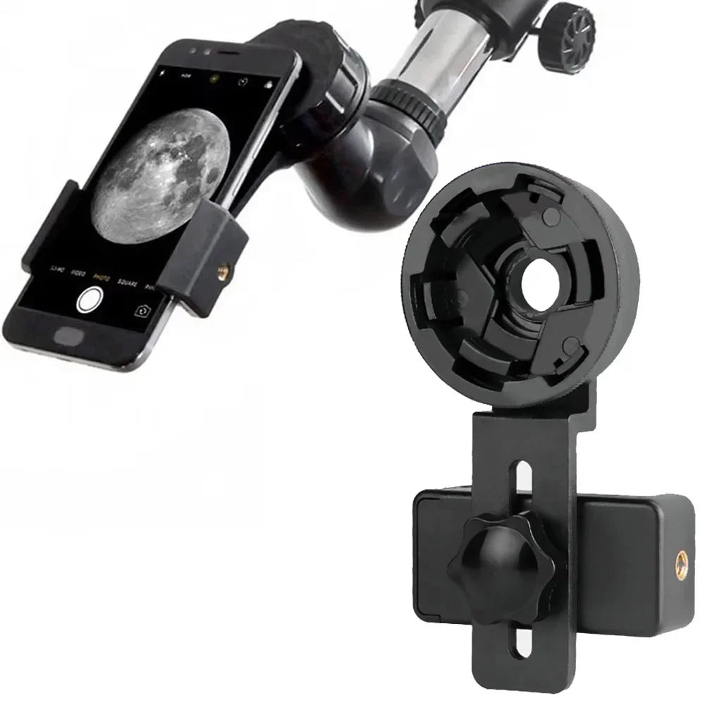 Telescope Phone Photo Adapter Universal Quick Aligned Cell Phone Digiscoping Adaptor Mount Compatible with Binoculars Monocular